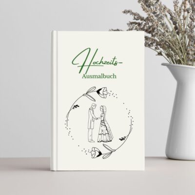 Hochzeits-Ausmalbuch, Gästebuch, Hochzeitsgeschenk