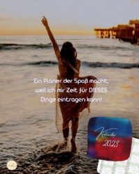 Jahresplaner 2023 in XL - Din A4 Format / Journal 2023 / Kalender 2023 / Reisetagebuch /